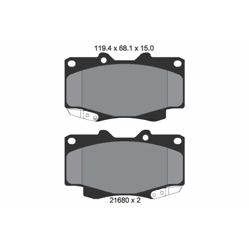 Ceramic Front Brake Pads 04465-0K020 04465-04030 04465- gallery
