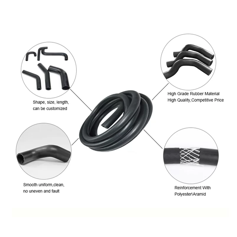 Auto Black Elbow EPDM Rubber Hose Pipe Coolant Elbow Ra gallery